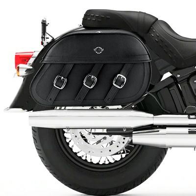 ヘリテイジ用レザーサドルバッグ Trianon エクストララージ  Viking Bags