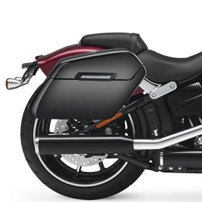 FXSB用ハードサドルバッグ Baldur エクストララージ グロスブラック Viking Bags