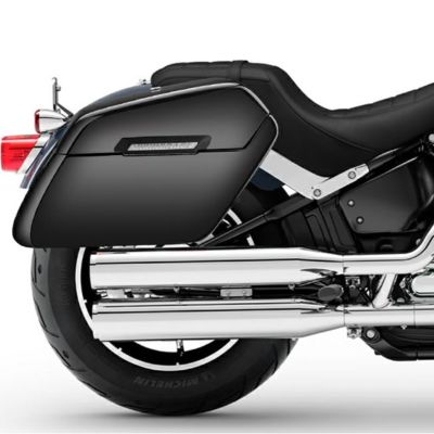 FXLR用ハードサドルバッグ Baldur エクストララージ グロスブラック Viking Bags
