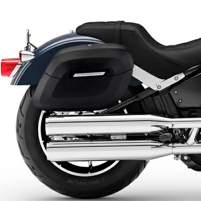 FXLR用ハードサドルバッグ（レザーカバー） Raven エクストララージ  Viking Bags