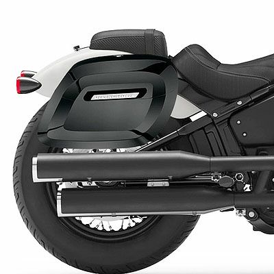 FXBB用ハードサドルバッグ Raven エクストララージ グロスブラック Viking Bags