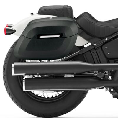 ハーレー用クローム マフラー本体 2本セット Two Brothers Racing デュアル クローム ショートスリップオン