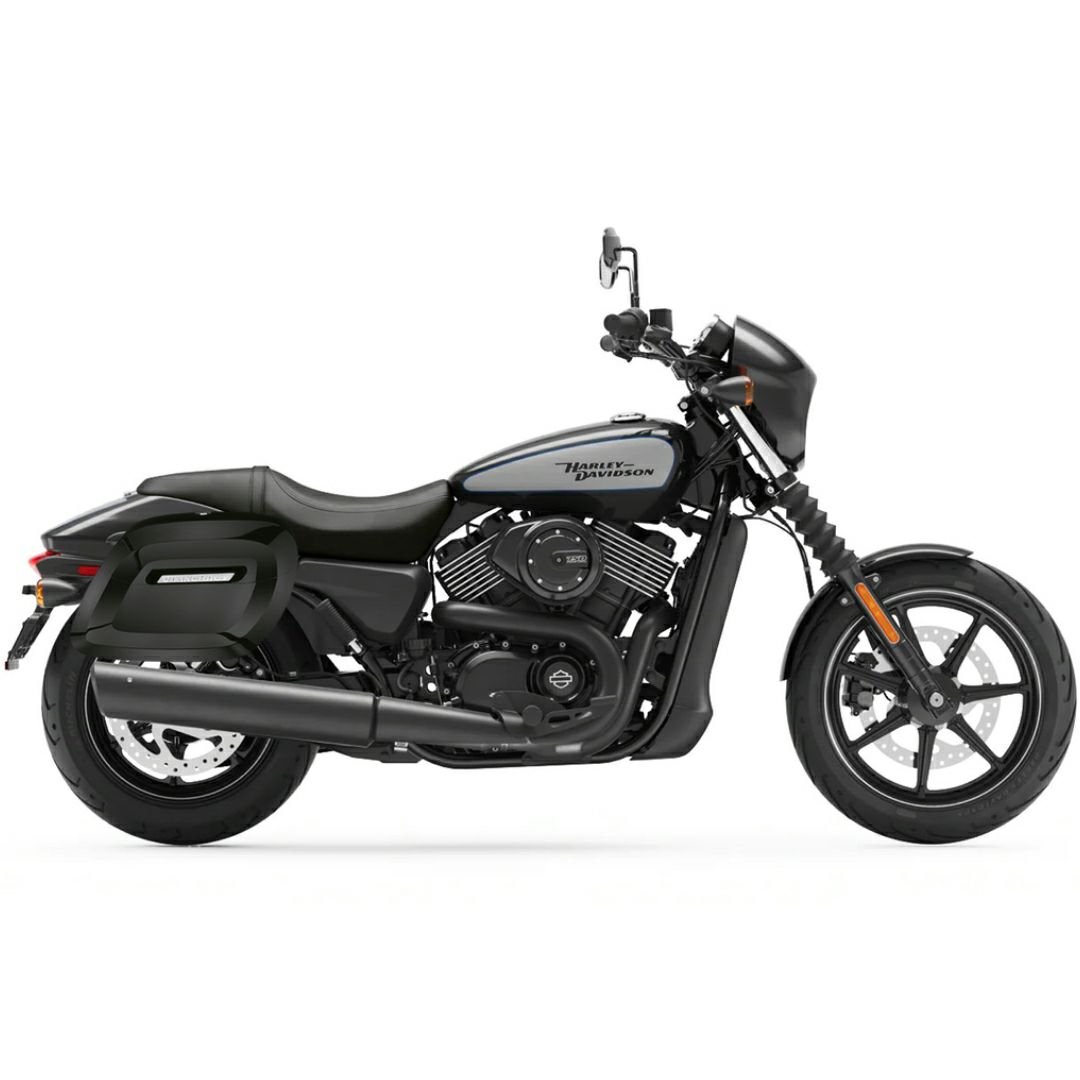 ハーレー・XG750用 Lamellar ラージ ハードサドルバッグ グロスブラック Viking Bags-03