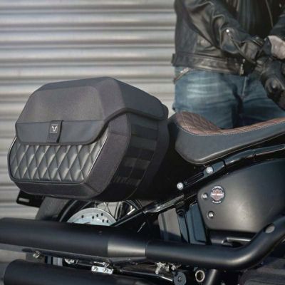 ハーレー・M8ソフテイル FXBB、FXST用レジェンドギア サイドバッグシステム 左右セット SW-MOTECH