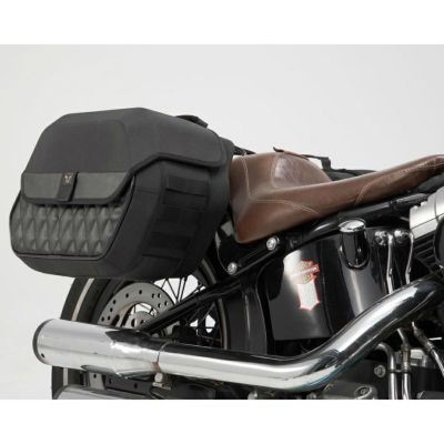 ハーレー・ソフテイル FLS、FLSS用レジェンドギア サイドバッグシステム 左右セット SW-MOTECH