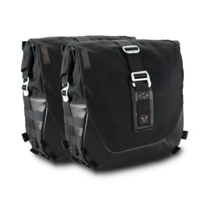 ハーレー・ダイナ FXDWG用レジェンドギア LCサイドバッグシステム 左右セット ブラック SW-MOTECH