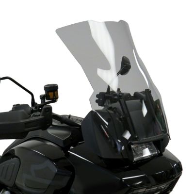 ハーレー Pan America用 FLIP ウインドスクリーン(500mm) ライトスモーク POWERBRONZE