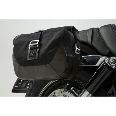 ハーレー・ダイナ FXDF用レジェンドギア サイドバッグシステム 左右セット ブラック SW-MOTECH
