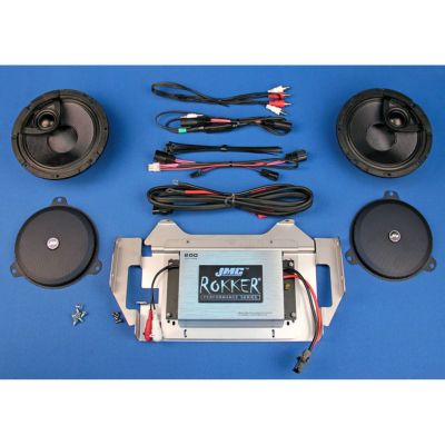 ハーレー FLHT、FLHX用 ROKKER 200W アンプ/スピーカーキット J&M