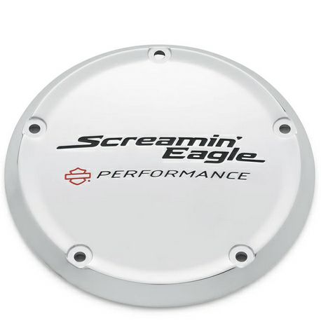 ハーレー M8 Softail用 Screamin Eagle ダービーカバー クローム-01