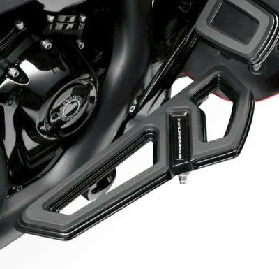 ハーレー ツーリング、ソフテイル、FLD用 エンパイア ライダーフットボードキット ブラック