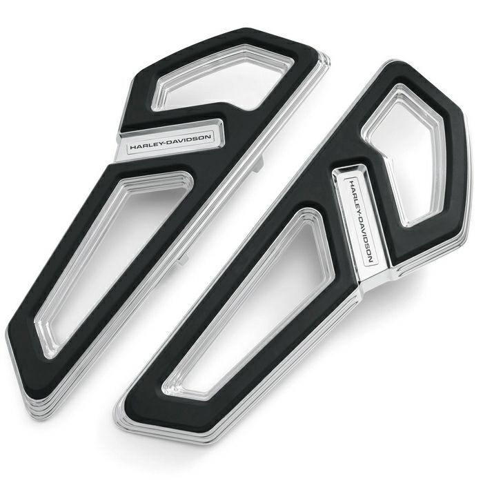 ハーレー M8 Softail用 エンパイア ライダーフットボードキット クローム-01