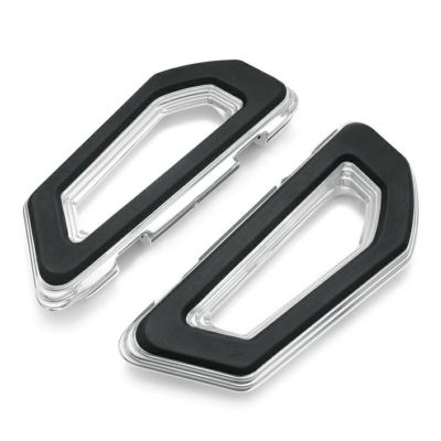 ハーレー ツーリング、ソフテイル、ダイナ用 エンパイア パッセンジャーフットボードキット クローム