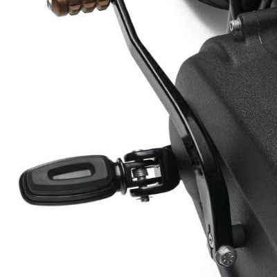 ハーレー FXFB、FXDRS用 エンパイア スモールライダーフットペグ ブラック