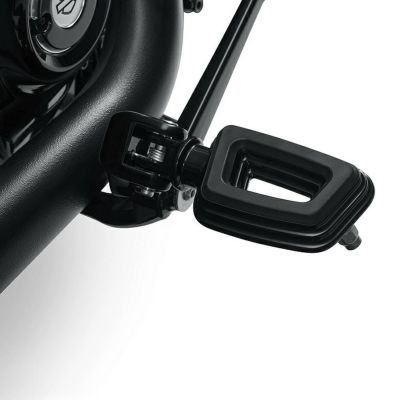 ハーレー FLSB、FXBB、FXLR、FXBR、FXST用 エンパイア ラージライダーフットペグ ブラック