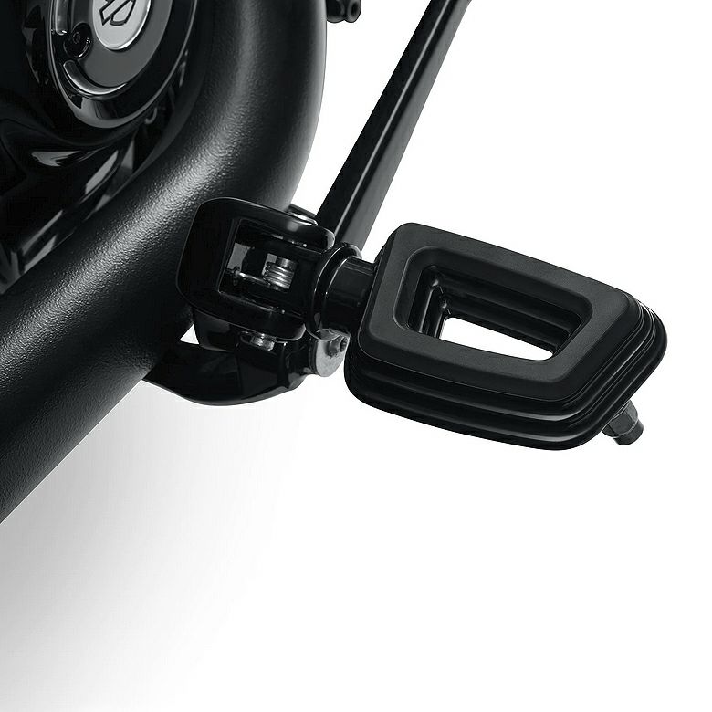 ハーレー FLSB、FXBB、FXLR、FXBR、FXST用 エンパイア ラージライダーフットペグ ブラック-01