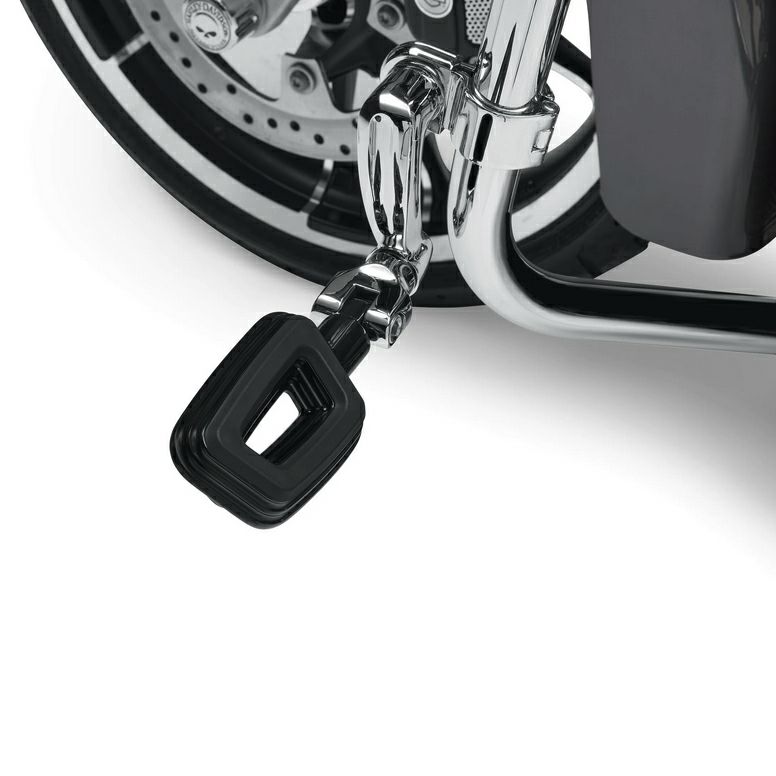 ハーレー FLSB、FXBB、FXLR、FXBR、FXST用 エンパイア ラージライダーフットペグ ブラック-03