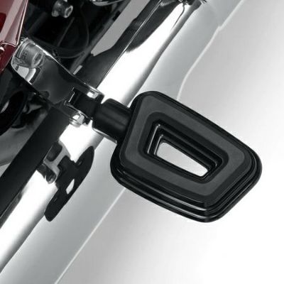 ハーレー FLHX、FLTRX用 エンパイア パッセンジャー フットペグ ブラック