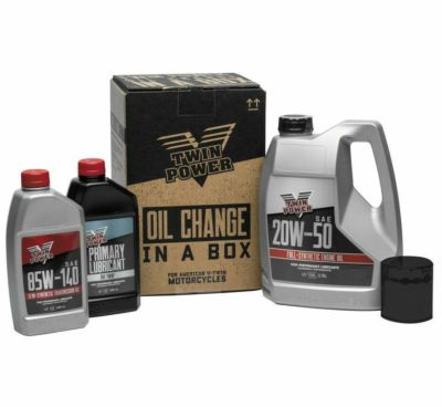 TwinPowerハーレー用SYNTHETIC(化学合成) エンジンオイル交換セット ビッグツイン用 ブラックフィルター