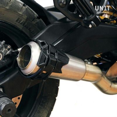 ハーレー Pan America用 マフラープロテクター ブラック UNIT GARAGE