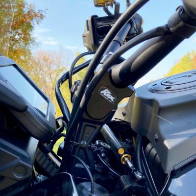 ハーレー Pan America用 1.25インチ径 ピボットライザー 2インチ ブラック Rox Speed FX