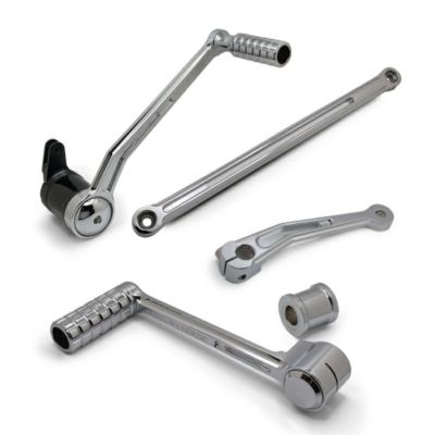 ハーレー ツーリング用 Speed Liner フットコントロールキット(ソロシフター) クローム