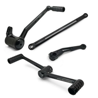 ハーレー ツーリング用 Speed Liner フットコントロールキット(ヒール/トウシフター) ブラック