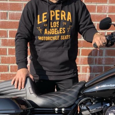 Le Pera フーディーパーカー ブラック