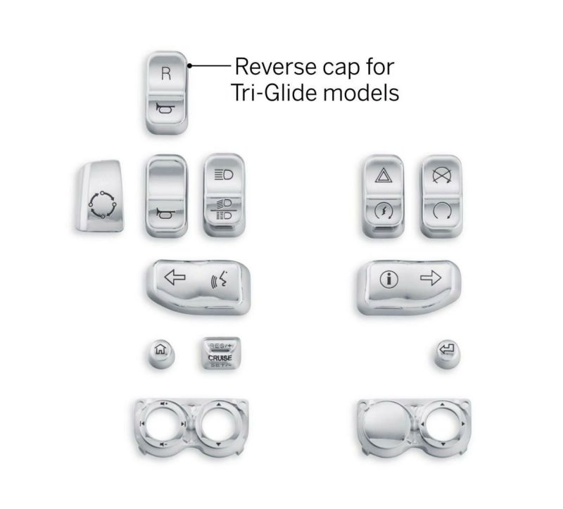 ハーレー、ツーリング用ハウジング、スイッチ｜ハーレーカスタムパーツ