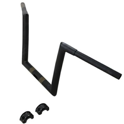 ハーレー用 1.25インチ径 ツーリングハンドルバー 10インチ フラットブラック TODDS CYCLE
