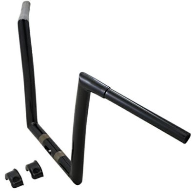 【SALE】ハーレー用 1.25インチ径 ツーリングハンドルバー 12インチ ブラック TODDS CYCLE
