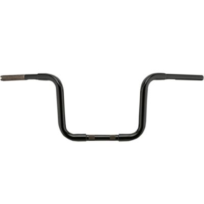ハーレー用 1.25インチ径/1インチクランプ Beater Bar ハンドルバー 10インチ ブラック TODDS CYCLE