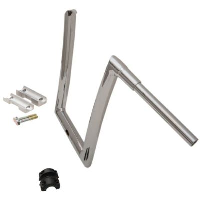 【SALE】ハーレー ロードグライド用 1.5インチ径 Stripハンドルバー 14インチ クローム TODDS CYCLE