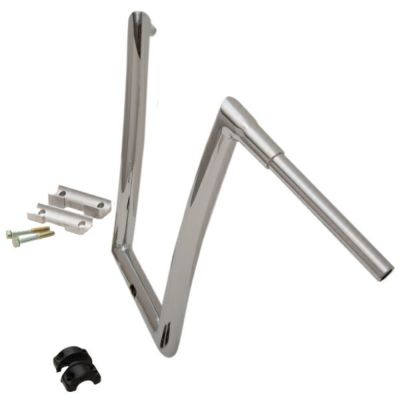 【SALE】ハーレー ロードグライド用 1.5インチ径 Stripハンドルバー 17インチ クローム TODDS CYCLE