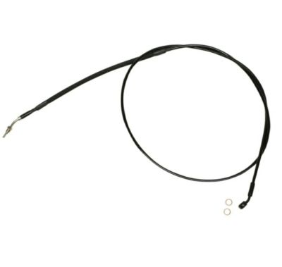 2015～2016 FLTRXS、FLTRU XR ステンレス クラッチケーブル +8インチ ブラック MAGNUM