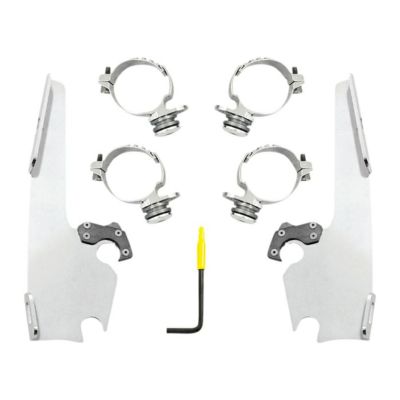 2016以降 XL1200X/S FAT/SLIM/Drop-Top用 デタッチャブルマウントキット ポリッシュ メンフィスシェード