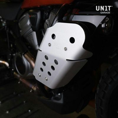 ハーレー Pan America用 ラジエターサイドプロテクションガード シルバー UNIT GARAGE