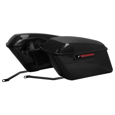 ハーレー M8 ソフテイル スタンダードサドルバッグコンバージョンキット(ブラックブラケット) デニムブラック