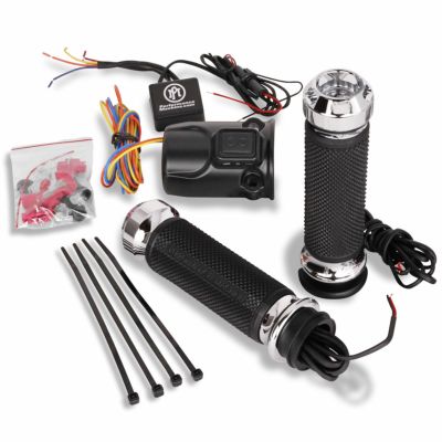 2015以降 FLTRX、FLTRXS ヒーテッド APEX グリップ クローム Performance Machine
