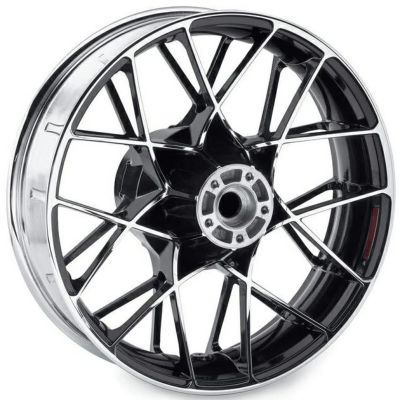 ハーレー ツーリング Fugitive 18インチリアホイール コントラストクローム