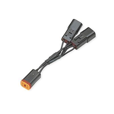ハーレー M8 ツーリング、トライク アクセサリー電源 Yアダプターハーネス