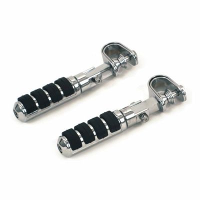 コンフォートペグ ユニバーサルクランプ付き クローム MCS