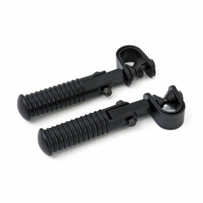 コンフォートペグ ユニバーサルクランプ付き Sundanceスタイル ブラック MCS