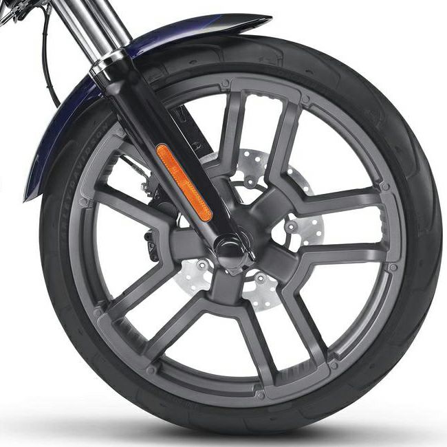 ハーレー FXBR、FXBRS SEISMIC 21インチ カスタムフロントホイール 