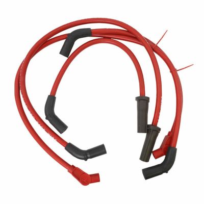 M8 ツーリング、トライク 10.4MM カスタムプラグコード レッド TAYLOR