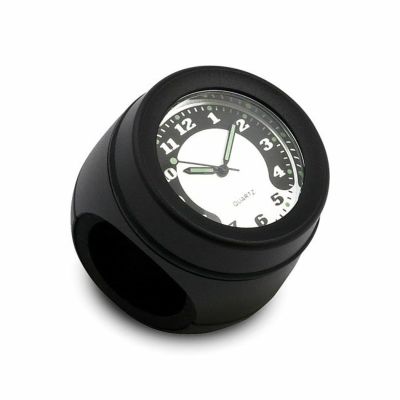 1インチ 1.25インチバー兼用 バーマウント時計 ブラック MCS