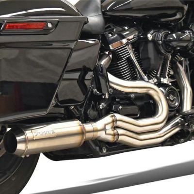 ハーレー M8ツーリング Mid-Length 2-1 スーパーバイクフルエキゾーストマフラー Bassani