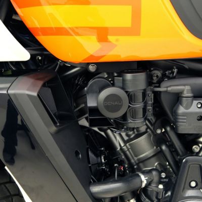 ハーレー パンアメリカ SoundBomb ホーンマウント DENALI