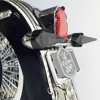 アフターバーナースタイル ウインカーレンズ スモーク ブラックベゼル Cuztom Kraft