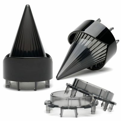 ビッグアフターバーナースタイル ウインカーレンズ スモーク ブラックベゼル Cuztom Kraft